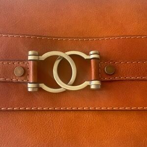 PRATESI FIRENZE CLUTCH BAG WITH WRISTLET!! Clean gorgeous